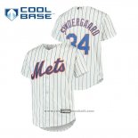 Maglia Baseball Bambino New York Mets Noah Syndergaard Cool Base Replica Bianco
