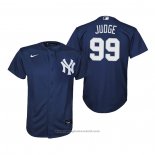 Maglia Baseball Bambino New York Yankees Aaron Judge Replica Alternato Blu