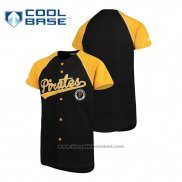 Maglia Baseball Bambino Pittsburgh Pirates Personalizzate Stitches Nero Giallo