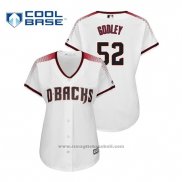 Maglia Baseball Donna Arizona Diamondbacks Zack Godley Cool Base Home Bianco