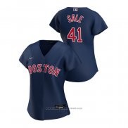 Maglia Baseball Donna Boston Red Sox Chris Sale 2020 Replica Alternato Blu