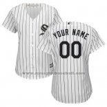 Maglia Baseball Donna Chicago White Sox Personalizzate Bianco