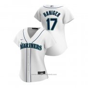 Maglia Baseball Donna Seattle Mariners Mitch Haniger 2020 Replica Home Bianco