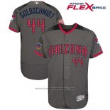 Maglia Baseball Uomo Arizona Diamondbacks 2017 Stelle e Strisce 44 Paul Goldschmidt Grigio Flex Base