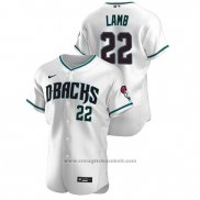 Maglia Baseball Uomo Arizona Diamondbacks Jake Lamb Autentico 2020 Alternato Bianco Verde
