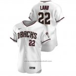 Maglia Baseball Uomo Arizona Diamondbacks Jake Lamb Autentico 2020 Home Bianco Rosso