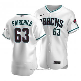 Maglia Baseball Uomo Arizona Diamondbacks Stuart Fairchild Autentico Alternato Bianco