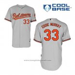 Maglia Baseball Uomo Baltimore Orioles 33 Eddie Murray Grigio Cool Base