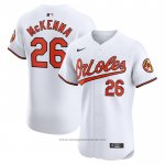 Maglia Baseball Uomo Baltimore Orioles Ryan Mckenna Home Elite Bianco