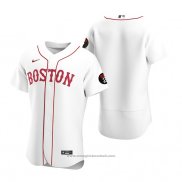 Maglia Baseball Uomo Boston Red Sox Autentico Bianco1