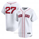 Maglia Baseball Uomo Boston Red Sox Carlton Fisk Home Limited Bianco