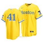 Maglia Baseball Uomo Boston Red Sox Chris Sale 2021 City Connect Or