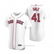 Maglia Baseball Uomo Boston Red Sox Chris Sale Autentico 2020 Primera Bianco