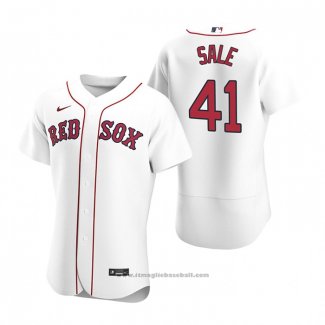 Maglia Baseball Uomo Boston Red Sox Chris Sale Autentico 2020 Primera Bianco