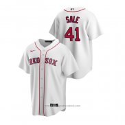 Maglia Baseball Uomo Boston Red Sox Chris Sale Replica Home Bianco