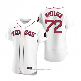 Maglia Baseball Uomo Boston Red Sox Garrett Whitlock Autentico Bianco2