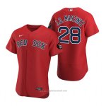 Maglia Baseball Uomo Boston Red Sox J.d. Martinez Camouflage Digitale Verde 2021 Salute To Service