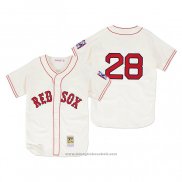 Maglia Baseball Uomo Boston Red Sox J.d. Martinez Autentico Rosso