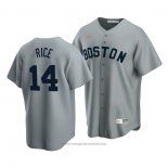 Maglia Baseball Uomo Boston Red Sox Jim Rice Cooperstown Collection Road Grigio