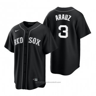 Maglia Baseball Uomo Boston Red Sox Jonathan Arauz Replica 2021 Nero