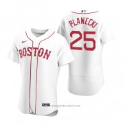 Maglia Baseball Uomo Boston Red Sox Kevin Plawecki Autentico 2020 Alternato Bianco