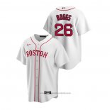 Maglia Baseball Uomo Boston Red Sox Wade Boggs Replica Alternato Bianco