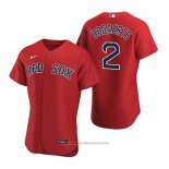 Maglia Baseball Uomo Boston Red Sox Xander Bogaerts Autentico Alternato 2020 Rosso