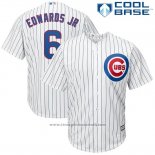 Maglia Baseball Uomo Chicago Cubs 6 Carl Edwards Jr Bianco Cool Base