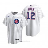 Maglia Baseball Uomo Chicago Cubs Codi Heuer Replica Home Bianco