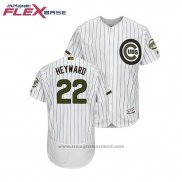 Maglia Baseball Uomo Chicago Cubs Jason Heyward 2018 Memorial Day Flex Base Bianco