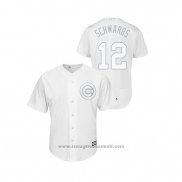 Maglia Baseball Uomo Chicago Cubs Kyle Schwarber 2019 Players Weekend Schwarbs Replica Bianco