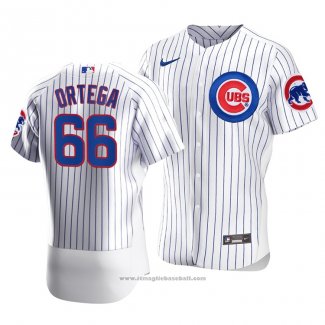 Maglia Baseball Uomo Chicago Cubs Rafael Ortega Autentico Home Bianco