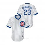 Maglia Baseball Uomo Chicago Cubs Ryne Sandberg Cooperstown Collection Replica Home Bianco