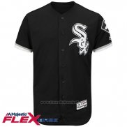 Maglia Baseball Uomo Chicago White Sox Blank Nero Flex Base Autentico Collection