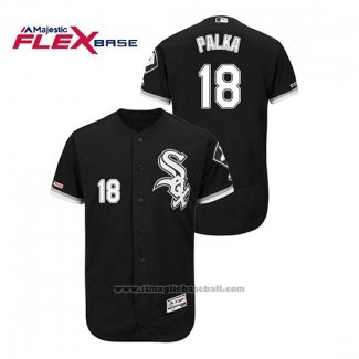 Maglia Baseball Uomo Chicago White Sox Daniel Palka Flex Base Nero