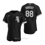 Maglia Baseball Uomo Chicago White Sox Luis Robert Autentico Alternato 2020 Nero