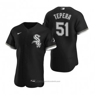 Maglia Baseball Uomo Chicago White Sox Ryan Tepera Autentico Alternato Nero