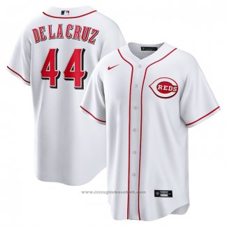 Maglia Baseball Uomo Cincinnati Reds Elly de La Cruz Home Replica Bianco