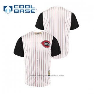 Maglia Baseball Uomo Cincinnati Reds Throwback 1999 Cool Base Bianco