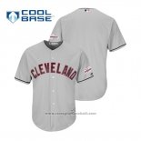 Maglia Baseball Uomo Cleveland Indians 2019 All Star Patch Cool Base Road Personalizzate Grigio