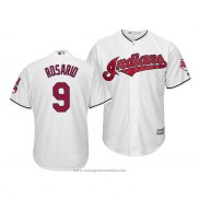 Maglia Baseball Uomo Cleveland Indians Eddie Rosario Cool Base Home Bianco