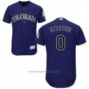 Maglia Baseball Uomo Colorado Adam Ottavino Viola Flex Base