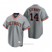 Maglia Baseball Uomo Detroit Tigers Christin Stewart Cooperstown Collection Road Grigio