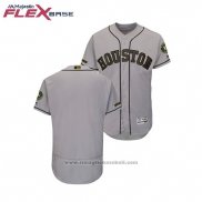 Maglia Baseball Uomo Houston Astros 2018 Memorial Day Flex Base Grigio