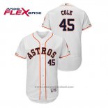 Maglia Baseball Uomo Houston Astros Gerrit Cole Flex Base Bianco