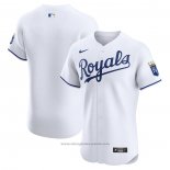 Maglia Baseball Uomo Kansas City Royals Home Elite Bianco