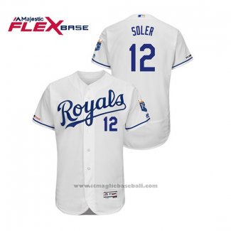 Maglia Baseball Uomo Kansas City Royals Jorge Soler Flex Base Bianco