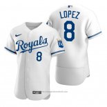 Maglia Baseball Uomo Kansas City Royals Nicky Lopez 2022 Autentico Bianco