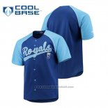 Maglia Baseball Uomo Kansas City Royals Personalizzate Stitches Blu
