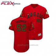 Maglia Baseball Uomo Los Angeles Angels Matt Shoemaker 2018 Memorial Day Flex Base Scarlet